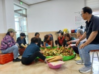 충남 서산시 운산면 용장1리 부녀회, 독거노인 반찬봉사로 따뜻한 나눔행사 실천
