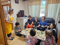 영동 심천면 적십자봉사회, 어르신 위로연