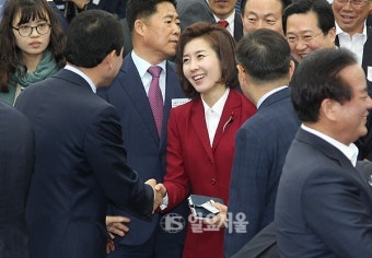 당선인 워크숍 참석하는 나경원 '차기 원내대표?'