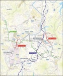대전시  트램   2개 노선발표…동부네거리∼동부여성가족원2.7km  충남대∼원골네거리2.4km