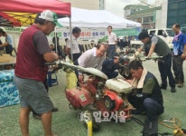 경남농협, 농기계 119봉사단 수리서비스 봉사활동 펼쳐