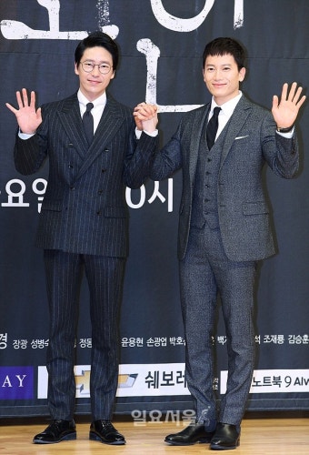 [IS포토] 엄기준-지성, 악인과 억울한 '피고인'