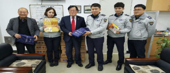 동두천署, 설 맞이 대한노인회 위문 방문