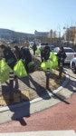 진주문산중학교 주변 개학맞이 환경정화 나서