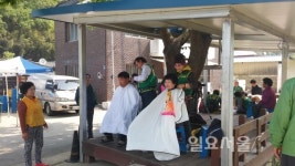 한일친선교류모임 부산 소목회, 합천 대양면 노인 의료봉사 실시