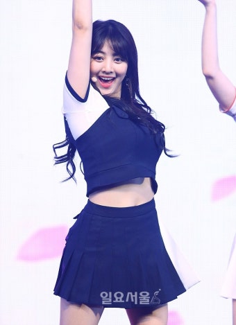 [IS포토] 트와이스 지효, 발랄 시그널 '뿜뿜'