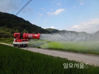 진주시, 벼 병해충 공동방제 적극 추진