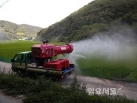 진주시, 벼 병해충 공동방제 적극 추진