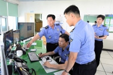 완도해양경찰서장, 완도항만VTS 현장 점검 나서