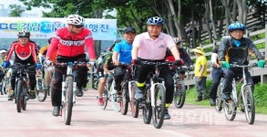 진주시, (구)남문산역~반성역간 자전거도로 임시 개통