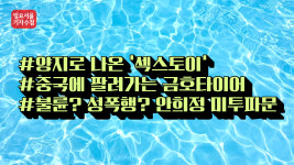 [영상] 일요서울 기자수첩 #13 - 양지로 나온 섹스토이, 금호타이어 중국매각, 불륜? 성폭행? 안희정 파문