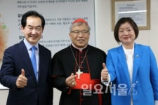 안병용 더불민주당 의정부시장 예비후보, 의정부성모병원 경기북부외상센터 개소 축하