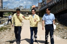 안병용 의정부시장, 백석천, 부실공사 의혹에 단호히 대처할 터