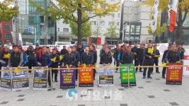 동원홈푸드티알벨트랙금산 | [현장]티알벨트랙 노동자들 "곽준영 카무르파트너스 대표 퇴진" 외친 사연