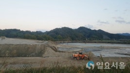 의령군, 직영 적곡지구 골재채취사업 시행