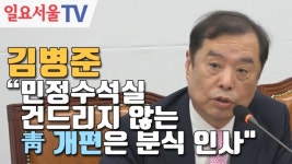 [영상] 김병준 민정수석실 건드리지 않는 靑 개편은 분식 인사