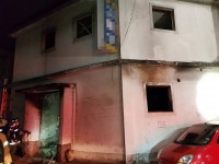 충북 청주 폐가서 화재…노숙인 3명 사상