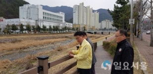 마산회원구 내서읍, 광려천 힐링로드 봄맞이 준비 한창
