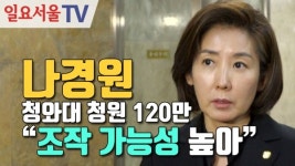 [영상] 자유한국당 해산 청와대 청원 120만, 나경원 조작 가능성 높아