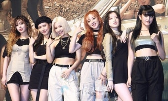 [IS포토] (여자)아이들, 어-오(Uh-Oh)로 돌아온 '멋쁨 숙녀들'