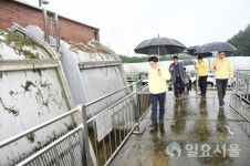 최종환 파주시장, 기상특보 대처상황 및 배수펌프장 점검