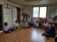 구미시, 장천면 무더위 쉼터 방문