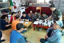 1전비, 추석맞이 경로당 방문 봉사활동 펼쳐