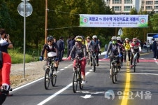 진주시 희망교~유수역 폐철도 선로 자전거도로로 개통