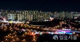 파주시, 운정호수공원 빛광장 점등식 성황리 마쳐