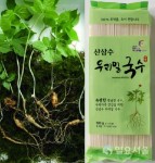 지리산국화주(주) 산삼수 국수 개발...100%무약품