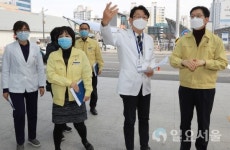 김경수 경남도지사 마산의료원‧마산보건소 현장방문