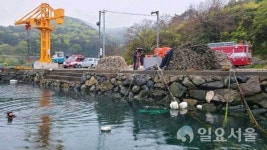 통영 풍화리 향촌마을 해상 차량 추락사고