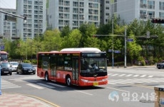 김포시, 한강이음버스 노선에 전기저상버스 2대 추가 투입해 운행