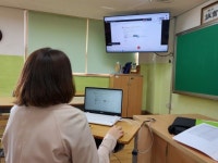 영종중학교, 온라인 학부모 공개수업 눈길