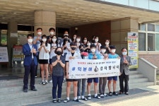 장곡중학교, 코로나19 극복 덕분에 챌린지 동참
