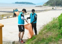 1전비, 동호해수욕장 환경정화활동 실시
