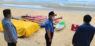 완도해경, 송호 해수욕장 안전실태 현장점검에 나서