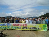 성주, 배수로 풀베기·정비작업