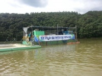 경북도본부, 동명저수지 단기수질개선 추진