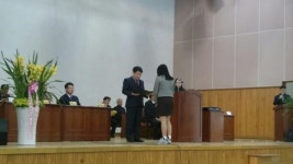 창원, 창원대산중학교 졸업생 장학금 수여