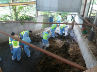 축위생방역지원본부, 침수된 축산농가 퇴비장 정리 등 복구작업 실시