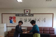 곡성기차마을 (천안방향) 휴게소, 지역 노인요양시설에 성금 전달