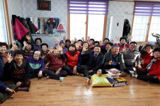 장흥군 회진면, 새해 첫걸음 경로당 순회방문으로 열어