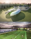 300억 짜리 뒷마당, 미식축구·야구를 집에서 관람? 감탄