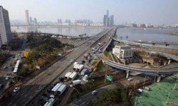 어벤져스2 한국촬영, 마포대교 촬영 종료 서울시설관리공단 CCTV 보니…