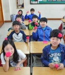 용인 삼가초, 어버이날 기념 카네이션 만들기 진행