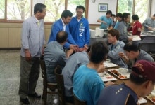 김윤주 군포시장 후보, 손학규와 삼양통상 노조 간담회 가져