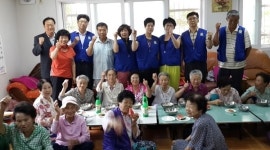 안산 본오3동 바르게살기위, 경로당 삼계탕 점심 나누기 훈훈