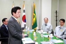 정찬민 용인시장, 제일바이오 일반산단 방문..직원 격려