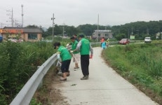 양주1동 4개 단체 80명, 민·관·군 합동 장마대비 대청소
